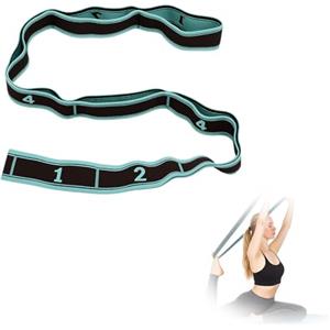 kwinfei Elastico Fasce di Resistenza, Fasce di Resistenza Regolabili, Elastico Palestra per Bambini e Adulti, Bande Elastiche Fitness per Pilates, Stretching, Ginnastica, Danza e Allenamento Completo
