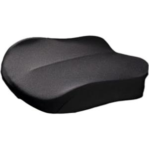 Nisone Rialzo sedile auto per adulti, rialzo di 10 cm, design ergonomico, comodo, lavabile, antiscivolo, facile da trasportare, ideale per i conducenti più piccoli (nero)