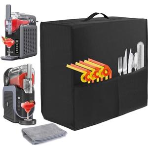 TOHADRILL Copertura per Macchina Slushi Ninja SLUSHi FS301EU, KLAMER Macchina per Granite, Custodia per Ninja Bevande Ghiacciate, con Panno Pelle Scamosciata (48×43×20 cm)
