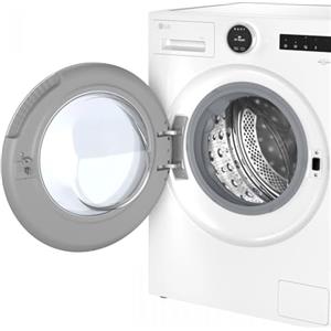 LG F4X9009TWCE Lavatrice Intelligente, 9 Kg, 1400rpm, Caricamento Frontale, 23 programmi, AI Direct Drive, TurboWash 360º, 60% più efficiente di A, Serie 900, Bianco