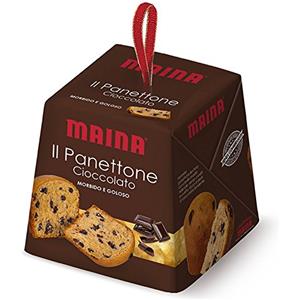 Maina 36 x Mini Panettone Con Gocce Di Cioccolato Maina 100 Grammi Panettone Piccolo