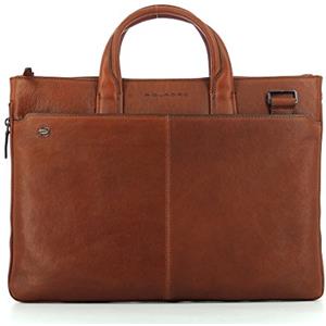 Piquadro Square Cartella, 42 cm, Cuoio