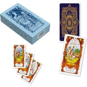 Dal Negro - L'Oracolo della Sibilla, Mazzo Carte Tarocchi Originali con Libretto in inglese, per Cartomanzia Completo e di Alta Qualità, per Principianti e Avanzati