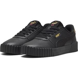 Puma Donna Carina 3.0 Animal Flair Basket, Puma Black Puma Gold, 42 EU