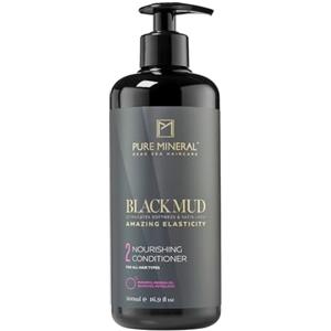 M PURE MINERAL DEAD SEA COSMETICS Pure Mineral - Balsamo alla Fango del Mar Morto per Capelli Idratati - Nutriente, Lenitivo, Rivitalizzante - Senza siliconi, solfati, parabeni - 500ml