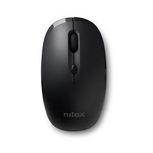 Nilox NXMOWI4002 Ratón Wireless Recargable USB-C 3200DPI Negro