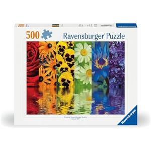 Ravensburger 12001132 - Klimt: Dama col ventaglio - puzzle 1000 pezzi - puzzle adulti e ragazzi da 14 anni, puzzle arte, puzzle pittura
