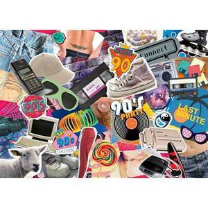 Ravensburger 12000619 - Gli anni '90 - puzzle 1000 pezzi - puzzle adulti e ragazzi da 14 anni,