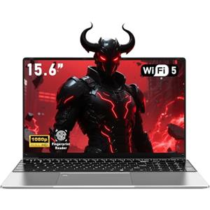 FUNYET 15,6 pollici Computer portatile, Win11 Gaming Laptop, Processore R7-5700U,32GB RAM+1TB SSD,FHD1920*1080, Sblocco con impronta digitale portatile, tastiera retroilluminata notebook, 6000mAh