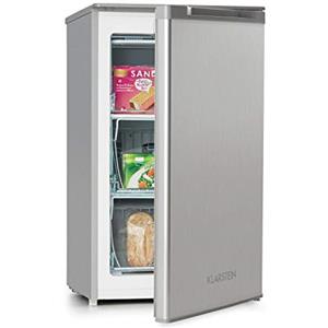 Klarstein Congelatore Piccolo a Cassetti ad Alta Efficienza Energetica, Mini Congelatore Piccolo da Camera e Ufficio, Mini Congelatore Freezer Piccolo con Vassoio per Ghiaccio, Mini Freezer, 69L