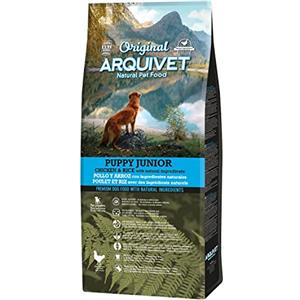 ARQUIVET Original - Puppy junior - Pollo e riso - Crocchette per cuccioli - 12 kg - Cibo per cani giovani o madri in gravidanza
