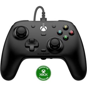 GameSir G7 HE Wired Controller, controller con licenza ufficiale per Xbox Series X|S, Xbox One, Windows 10|11, PC, controller per videogiochi con stick ad effetto Hall（Nero)