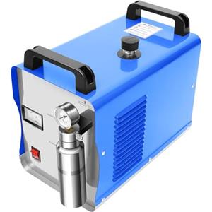 Fyssnn Lucidatrice 95L/75L ossigeno saldatura idrogeno, lucidatrice acrilica 220 V con fiamma 2800 °C, macchina portatile da desktop generatore di fiamma a gas (95L)