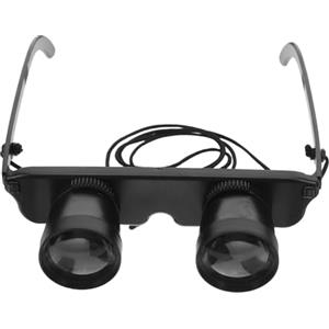 Gatuida Binocolo da pesca regolabile: occhiali con ingrandimento 3X a mani libere per concerti, birdwatching, opera e teatro, binocolo per pesca e turismo