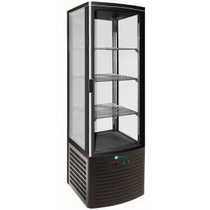 FORCAR-FREDDO G-LSC235B Vetrina Refrigerata Espositiva Ventilata con 4 Lati e Luce Interna a LED