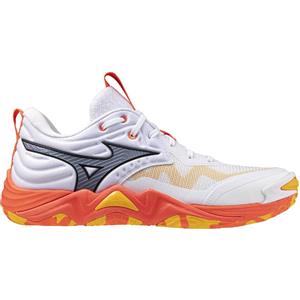 Mizuno Wave Momentum Elite White/FieryCoral2/Citrus