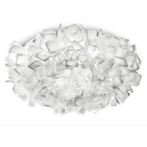 Slamp Clizia - Lampada da Parete/Soffitto in Opalflex Bianco, Dimensioni 36x38x15 cm