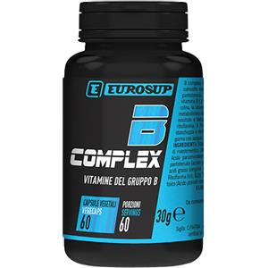 Eurosup B Complex - Integratore di Vitamine del Gruppo B, 60 Capsule per Metabolismo Energetico e Benessere Generale