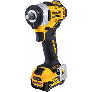 DeWalt Avvitatore a impulsi brushless XR 12V 1/2 340Nm con 2 batterie Li-Ion 5Ah e custodia TSTAK, Multicolore