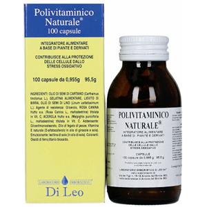 Laboratorio Erboristico di Leo Polivitaminico Naturale - 100 Compresse, Integratore di Vitamine per Benessere Fisico e Intellettuale