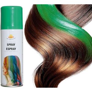 FIESTAS GUIRCA | Spray per Capelli Verde (125ml) - Trucco in Spray per Halloween, Feste di Compleanno, Capodanno e Celebrazioni - Accessorio per Costumi per Adulti e Bambini - Verde