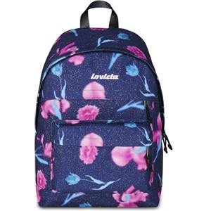 Invicta Zaino Scuola American Fantasy Shine, Viola, Zaino Mono Scomparto con Tasca Porta PC 13'', 23 L, Zaino Scuola Superiore, Università e Tempo Libero, Per Ragazza