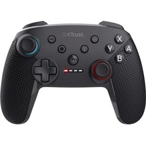 Trust Gaming GXTrust 1246 Muta Controller Nintendo Switch Wireless con Bluetooth, Vibrazione Dual Shock, Sensore di Movimento, Pulsante Turbo, 15h di Gioco, Gamepad per Nintendo Switch, Lite, OLED, Nero