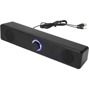 Generico Barre Audio Domestiche - Soundbar, Mini Speaker TV | Barra Ad Alta Definizione, Potente Stereo Di Basso, Slim Portatile, Altoparlante Surround Trasparente Per Il Proiettore La