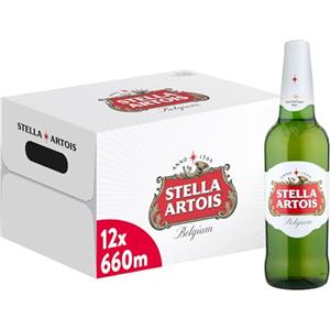 Stella Artois Birra, Bottiglia - Pacco da 12 x 660 ml