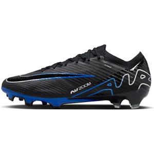 Nike Zoom Vapor 15 Elite Fg, Soccer Shoe Uomo, Black/Chrome-Hyper Royal, 45.5 EU