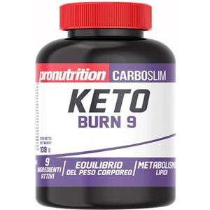 Pro Nutrition Keto Burn 9 - Integratore Termogenico 90 Compresse per Equilibrio del Peso e Energia da Grassi