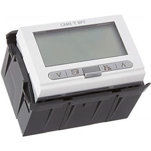 CAME Termostato digitale TA/350 da incasso cover bianca dal design moderno e compatto a batterie programmazione temperatura su tre livelli due profili utente con temperatura selezionabile