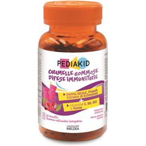 Pediakid - Caramelle Gommose Difese Immunitarie 60 Orsetti con Pappa Reale, Echinacea e Vitamine