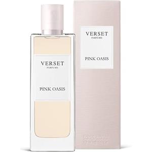 Verset Pink Oasis Eau de Parfum 50ml - Fragranza Femminile Floreale e Ambrata con Note di Pera, Nocciola, Vaniglia e Ambra Grigia