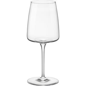 Bormioli Rocco Set di 4 Calici Vino Bianco Planeo 38 cl in Vetro Temperato