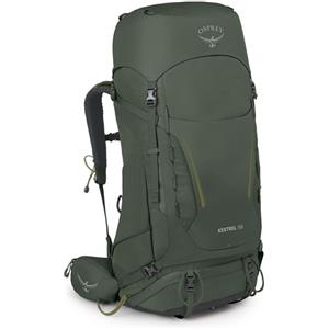 Osprey Kestrel 58L Zaino da Trekking L-XL in Nylon con Copertura Antipioggia e Ampie Tasche