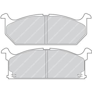 Ferodo FDB528 Pastiglie Freno a Disco - Confezione da 4 Pezzi, Larghezza 42mm, Lunghezza 123mm, Spessore 15mm, Sistema Frenante Akebono