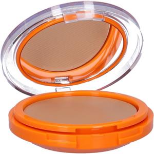 KORFF Sun Secret Fondotinta Compatto SPF 50 01 Amber - Trattamento di maquillage con finish naturale e protezione solare molto alta, 6 ml