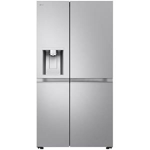 LG GSLE91MBAB.AMBQEUR - Frigorifero Side By Side, Serie 900, Classificazione B, Senza Presa d'Acqua, 623L, Acciaio strutturato Anti-impronta