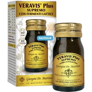 Dr. Giorgini Veravis Plus Supremo - Integratore Alimentare con Fermenti Lattici, 60 Pastiglie per il Benessere Intestinale