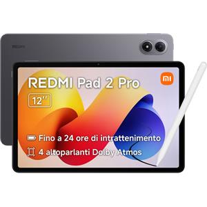 Xiaomi Redmi Pad 2 Pro +SmartPen Qualcomm Snapdragon 128 GB 30,7 cm (12.1'') 6 GB Grigio