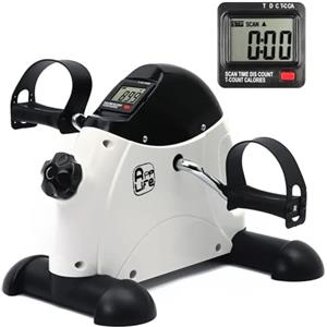 App Life Pedaliera Riabilitazione Mini Cyclette Dispositivo Medico di Classe I Bike Bicicletta Anziani Pedali Antiscivolo Schermo Ginnastica Passiva Esercizio Fitness Gambe E Braccia da Tavolo