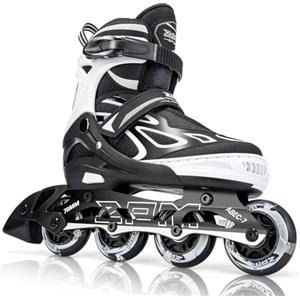 2PM SPORTS Brice Pattini in Linea Regolabili, Divertente Inline Skates per Bambina e Bambino e Bambini e Ragazzi