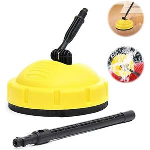 Kouamor Pulitore per superfici ad alta pressione per Karcher K1 K2 K3 K4 K5 K7, accessorio per la pulizia del patio, spazzola rotante per idropulitrice a manico lungo, accessori per la pulizia esterna