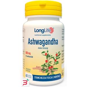 LONGLIFE SRL LONGLIFE ASHWAGANDHA 60 CAPSULE 500 MG