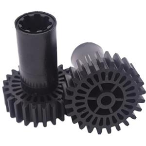 HWWW HWEIH 2 Pezzi di Ingranaggi in plastica Nera 7051414 Adatti for Parti di tritacarne Elettrico G1300 G1100 KGZ4 KGZ3 G1500