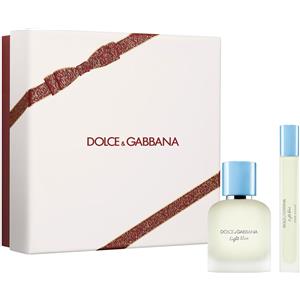 Dolce & Gabbana Light Blue Pour Homme Cofanetto Regalo 50ml 10ml Eau de Toilette con Mini Spray da Viaggio