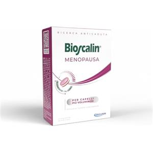 Bioscalin MENOPAUSA Integratore Alimentare per Capelli Voluminosi, Favorisce la Forza dei Capelli, Utilizzo 3 Mesi per Donna, Senza Glutine, 90 Compresse