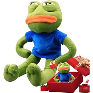 Renopfect Peluche Rana - Peluche Compatto Rana Triste - Bambolotto Morbido Collezionabile Bambini Neonato - Interno San Natale Completo Pasqua Ragazzo Ragazza