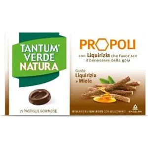 Tantum Verde Natura Propoli Liquirizia E Miele Integratore Per Tosse E Raffreddore 15 Pastiglie Gommose
